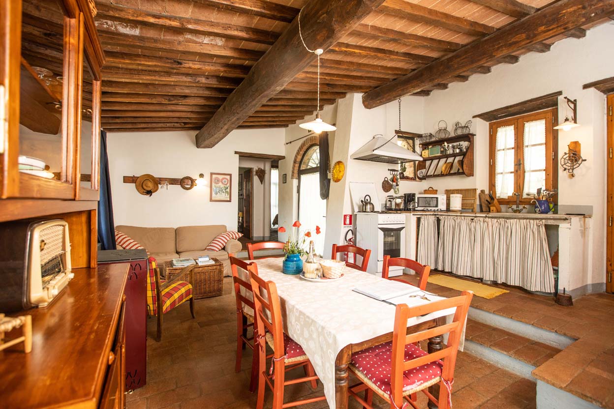 Casa Il Fienile, dettaglio degli interni